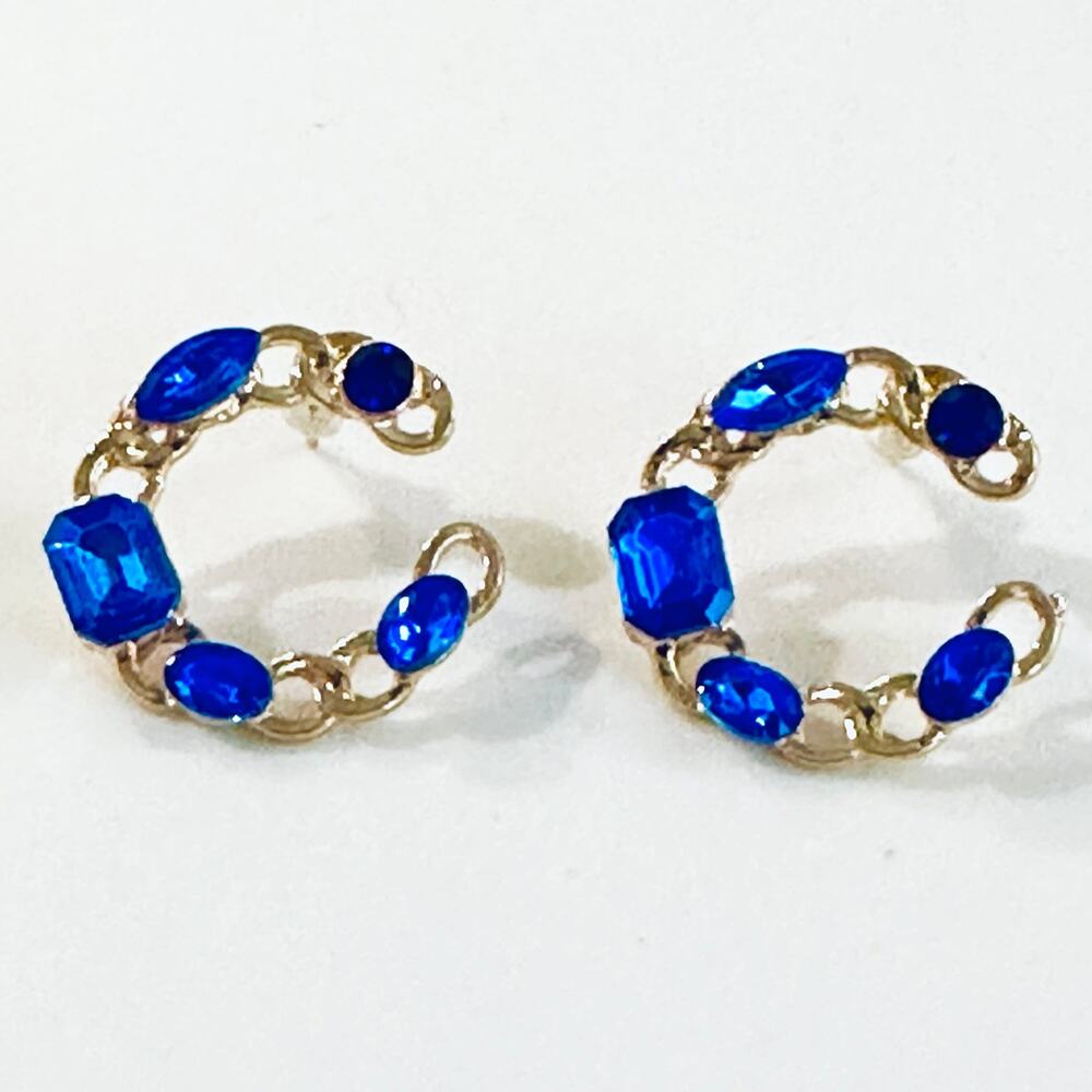 Chain Link Stud Earrings